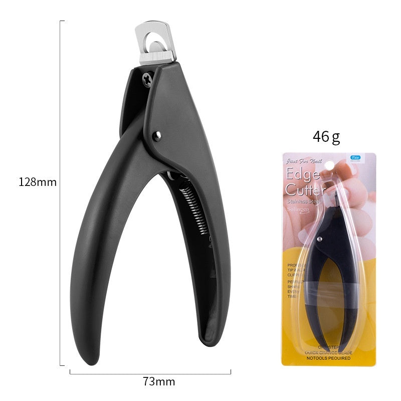 Crystal Light Therapy Extension Shaping Scissors Fake Nail Clippers Nail File Straight Scissors Manicure Tools