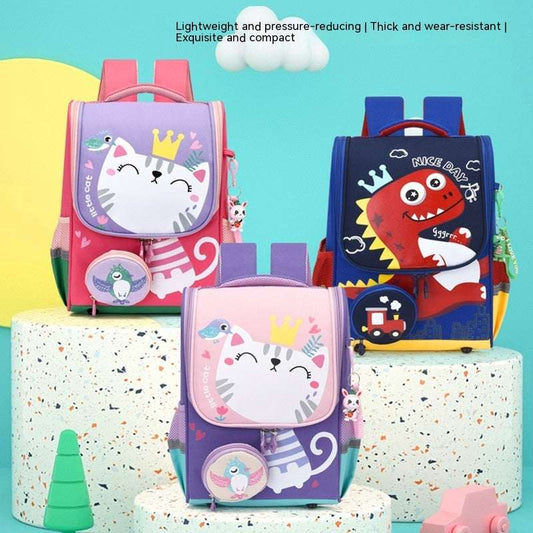 Kids Dinosaur & Space Backpack | Fun Cartoon School Bag for Boys Children's Schoolbag Cartoon Dinosaur Sp | Ectron Online