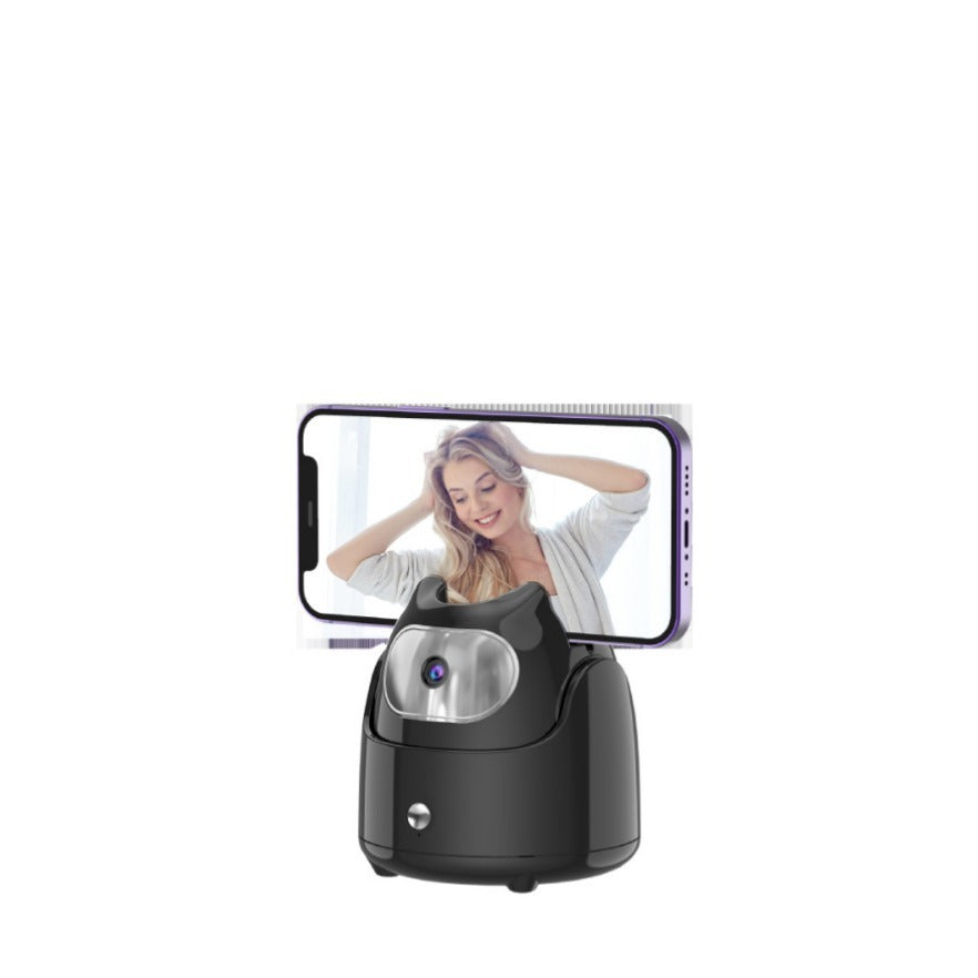 AI Face Recognition Camera Head - 360° Vlog Video Recording