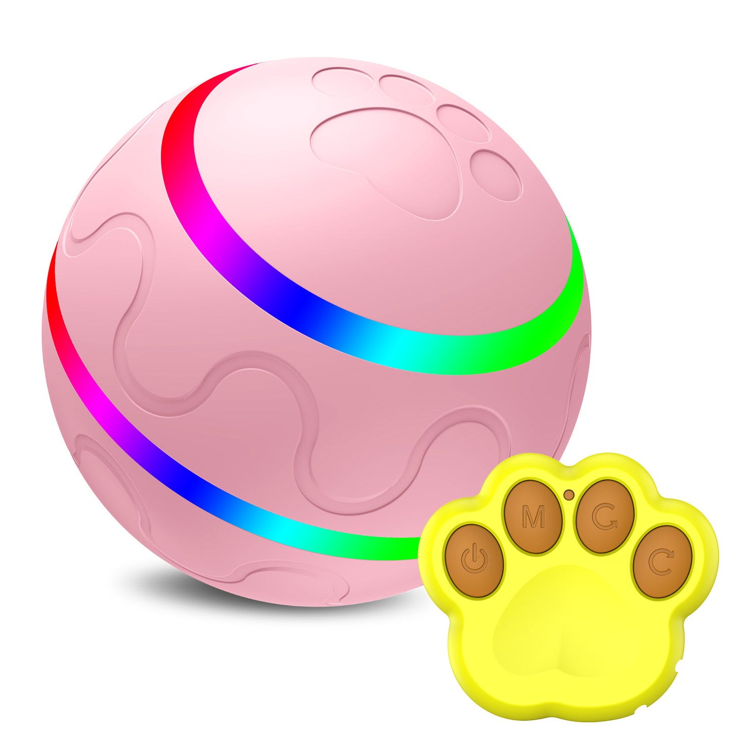 Pet New Cat Wicked Ball Toy Intelligent Ball USB Cat Toys Self Rotating Ball Automatic Rotation Ball - Ectron Online