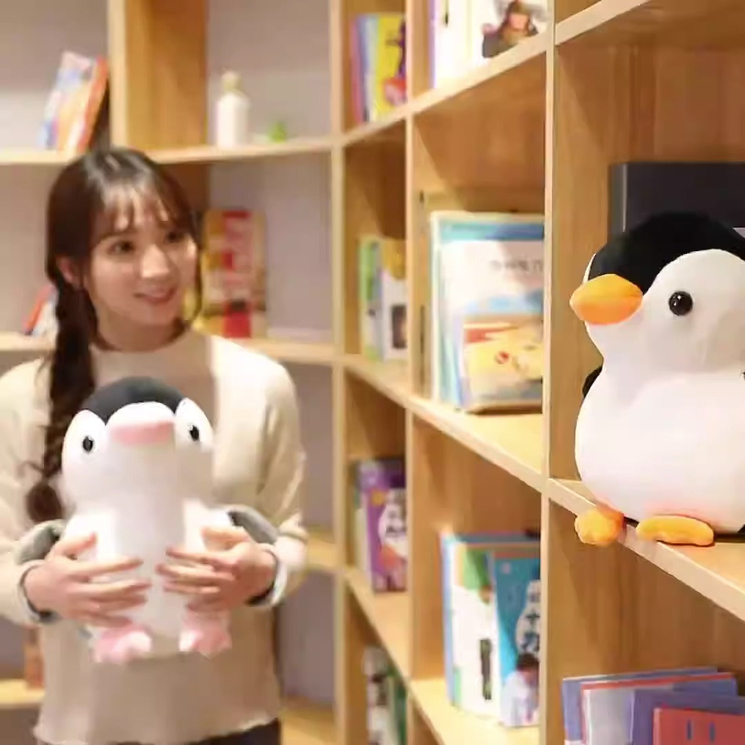 Cute cartoon penguin Stuffed toy grab machine doll children's birthday gift girl sleeping pillow big - Ectron Online