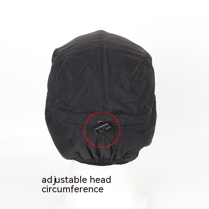 Water Repellent Warm With Velvet Baseball Earmuffs Hat