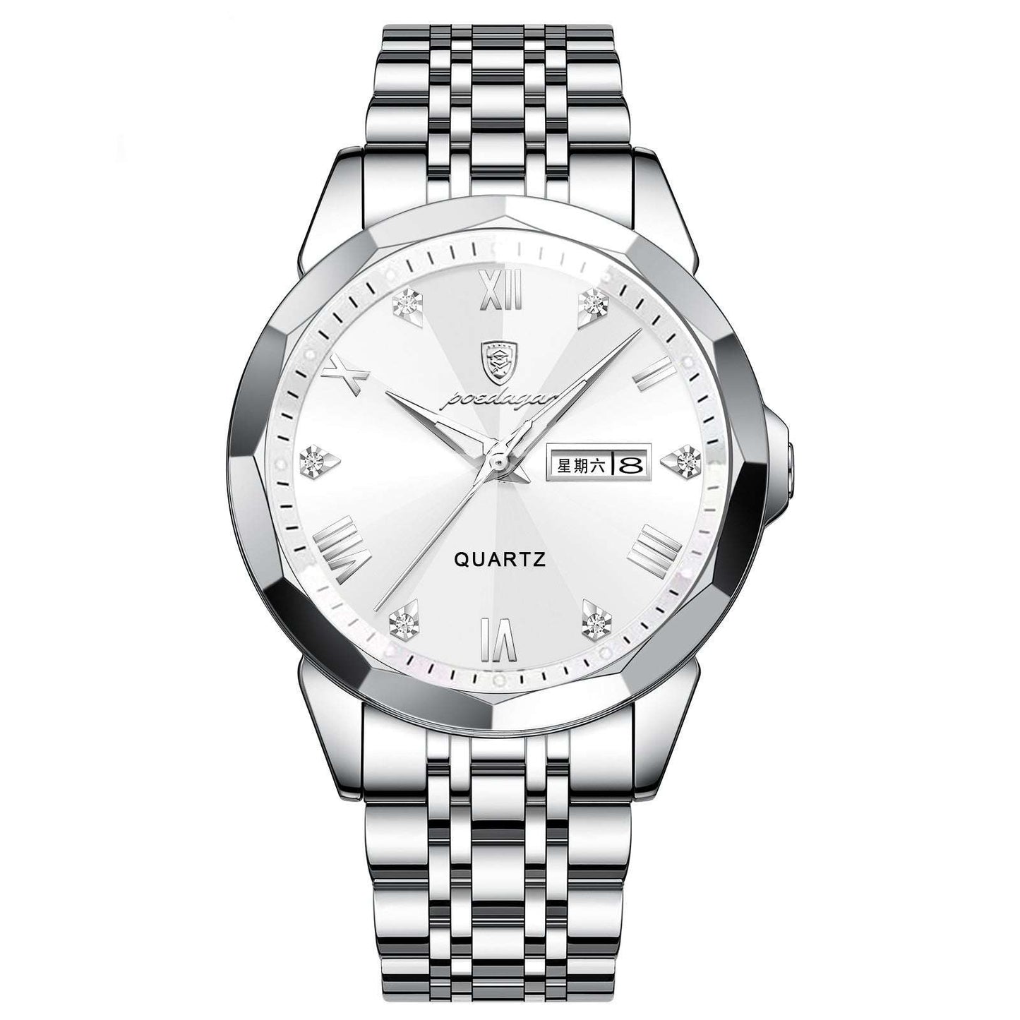 Men's High-Grade Business Watch Business Men's Watch Double Calendar Hig | Ectron Online