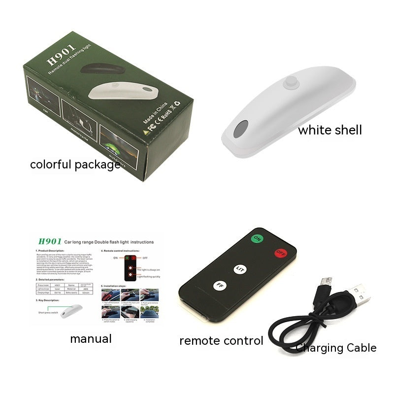 Car Anti-Collision Strobe Pilot Light for Fog & Rain Safety