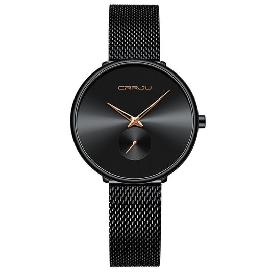 Women's Stainless Steel Strap Mesh Strap Watch Simple