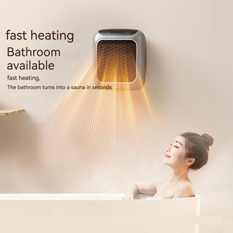 Mini Fan Heater Wall-mounted Dormitory Warm Artifact - Ectron Online