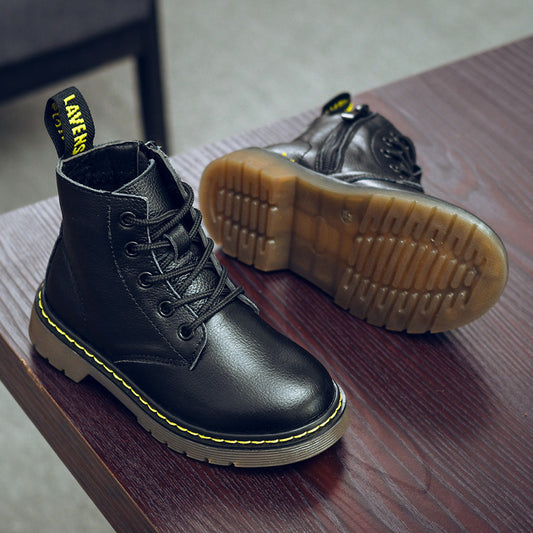 British Style Children's Boots Princess Short