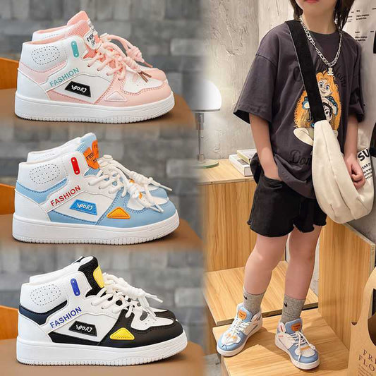 Girls' High-Top Sneakers - Casual & Trend Children's Girls' Sneakers High-top Stud | Ectron Online