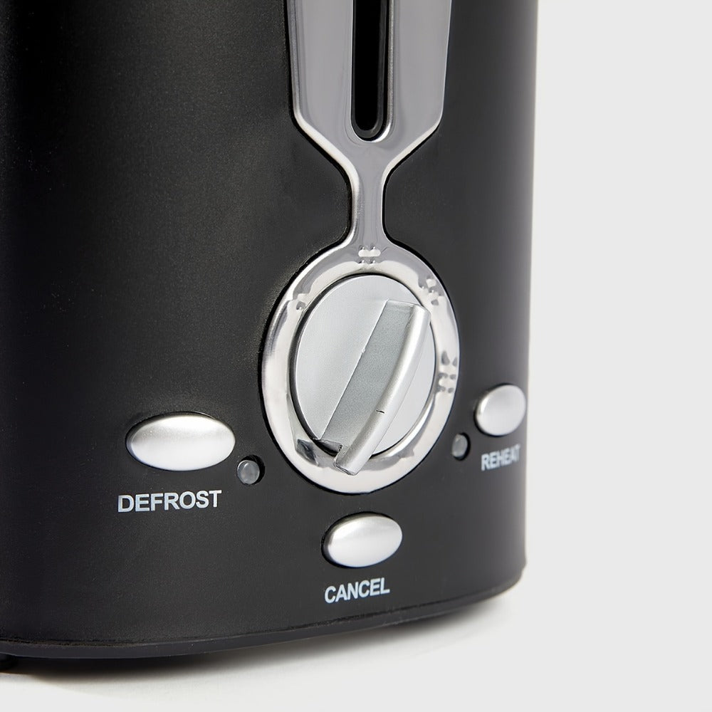 2-Slice Stainless Steel Toaster - Wide Slot Bread Toaster