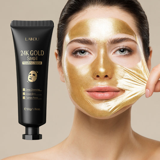 Gold Foil Snail Tear-Off Mask Hydrating - Ectron Online