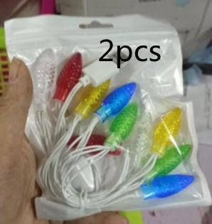 Merry Christmas Light Led Usb Charging Cable Charger Cord With LED Lights For Room Decoration Night Light Micro USB Type-C Port - Ectron Online