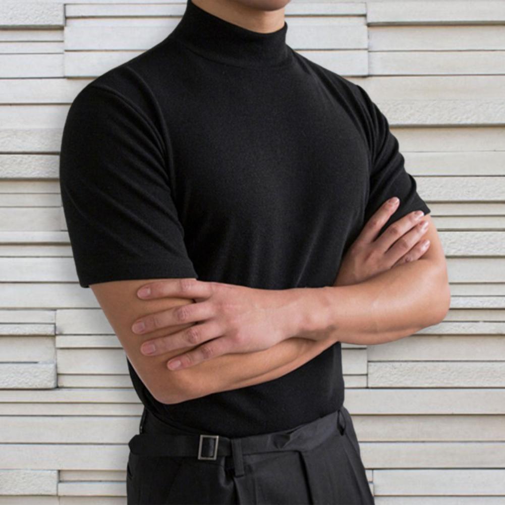 Men's Straight Half T-Shirt Student Wear