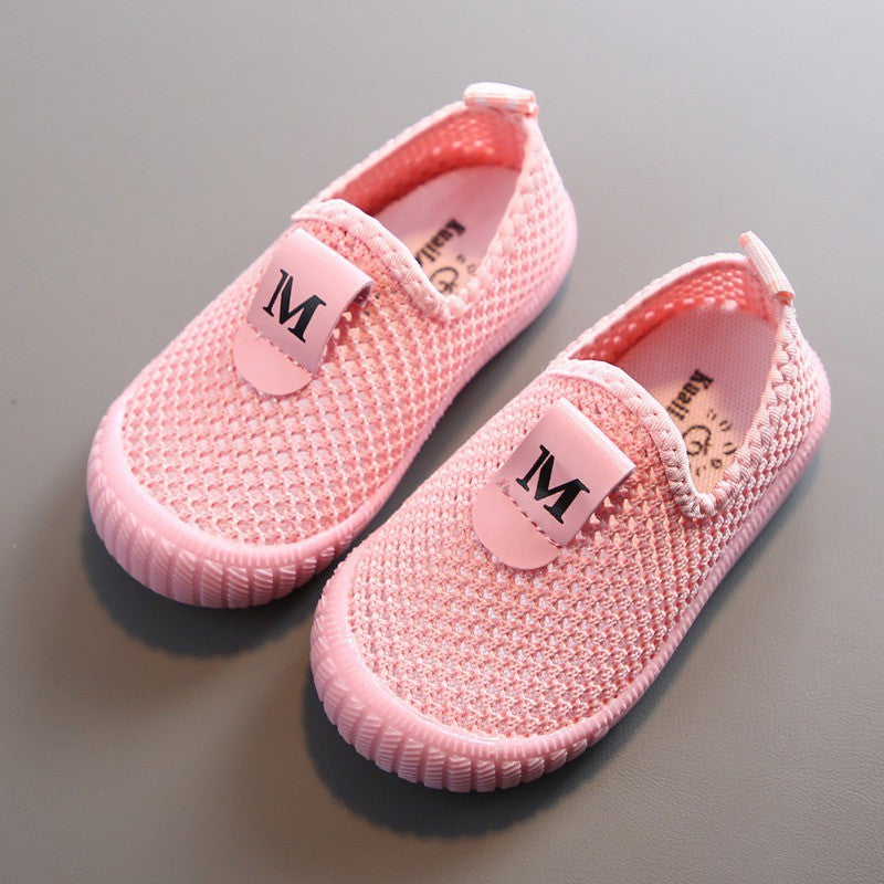 Flying woven breathable mesh sneakers