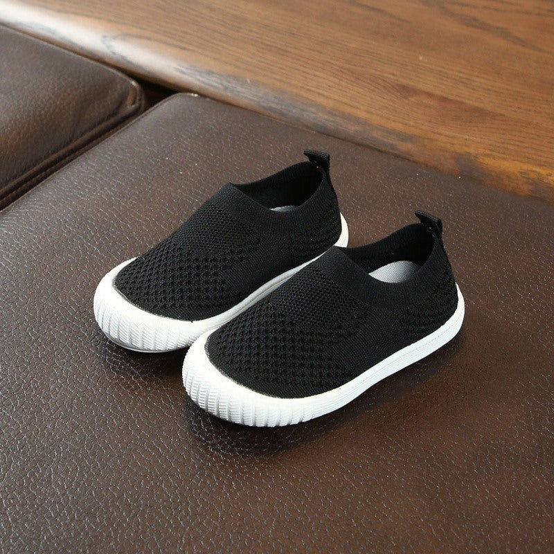 Flying woven breathable mesh sneakers