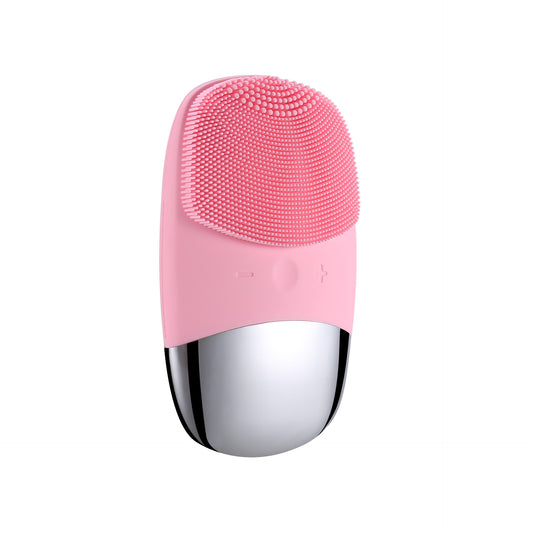 {{ brand }} Mini Silicone Electric Facial Cleansing Brush - Sonic Skin Massager - Mini Silicone Electric Face Cleansing Br