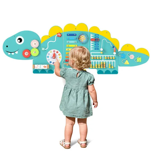 11-in-1 Dinosaur Wall Busy Board 11-in-1 Dinosaur Activity Wall Busy Boar | Ectron Online