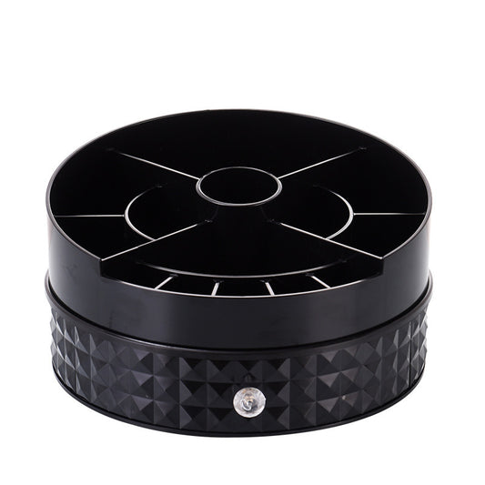 360° Rotating Diamond Pattern Makeup Organizer 360 rotating diamond pattern makeup box | Ectron Online