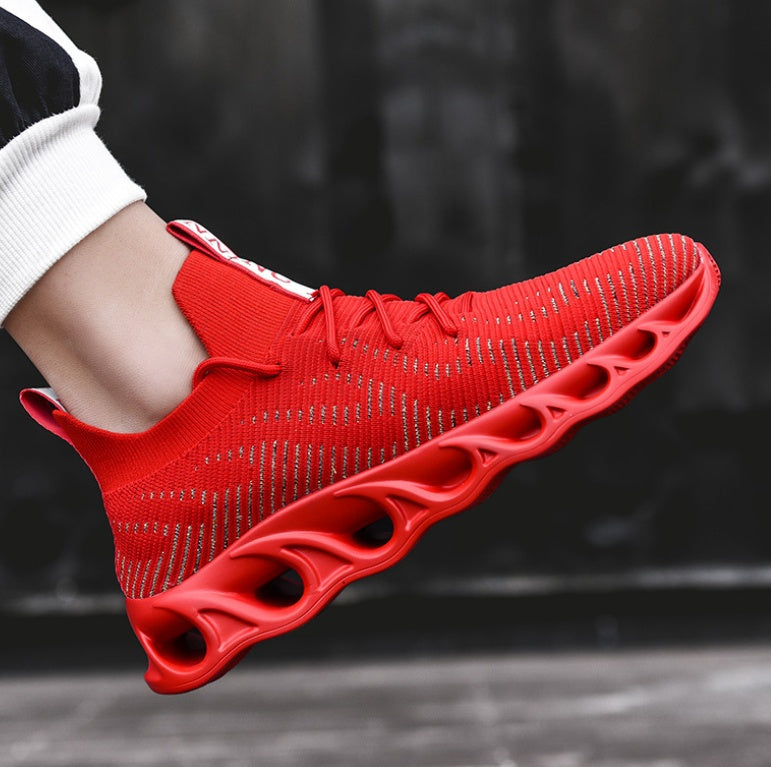 Flying Woven Hollow Running Shoes | Breathable Lightweight Sneakers Flying woven hollow running shoes | Ectron Online