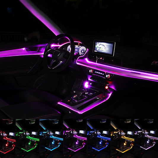 Car Fiber Optic Ambient Light Modified Car Interior Cool Light APP Rhythm Light - Ectron Online