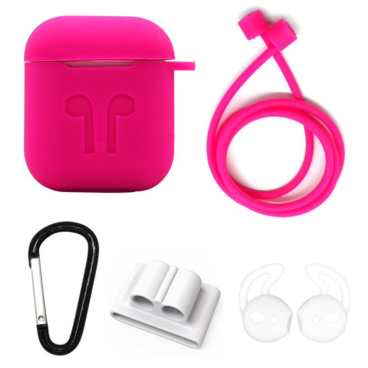 Compatible with Apple, Applicable airpods thick bluetooth headset charging box anti-fall silicone storage box - Ectron Online