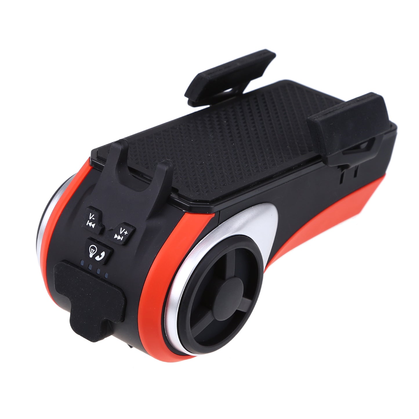 5 In 1 Double LED Bicycle Light Bluetooth Audio MP3 Player Speaker Charging Power Bank Ring Bell Bicycle Phone Holder - Ectron Online
