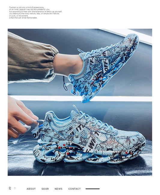 Mesh Breathable Increased Versatile Sneakers