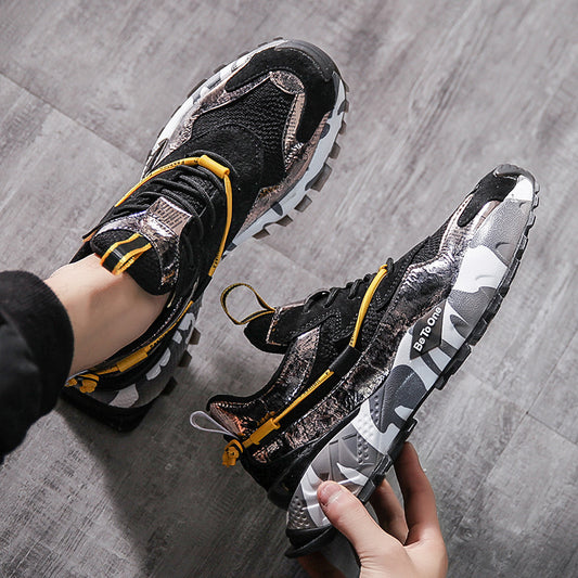 Men's casual stitching sneakers