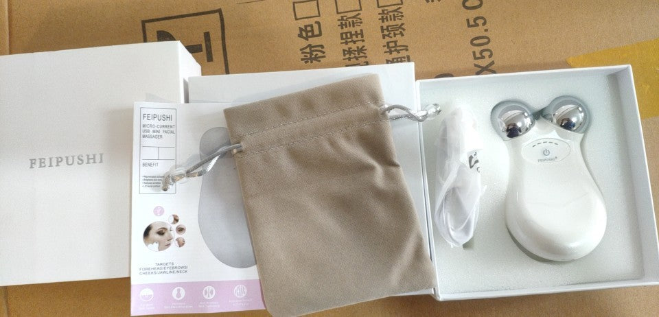 Electric Micro-Current Face Massager EMS Firming Micro Current Deedema Decree Wrinkle Skin Rejuvenation Beauty Instrument - Ectron Online