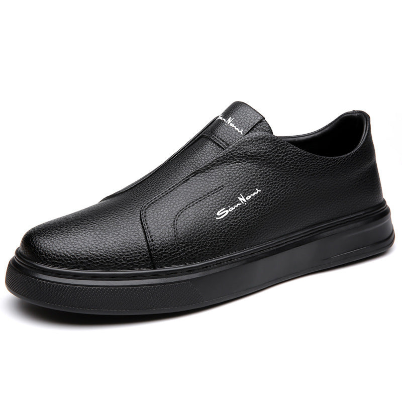 Casual And Comfortable Breathable Non-slip Trendy Soft Bottom Rubber Round Toe Flat Heel Slip-on Shoes