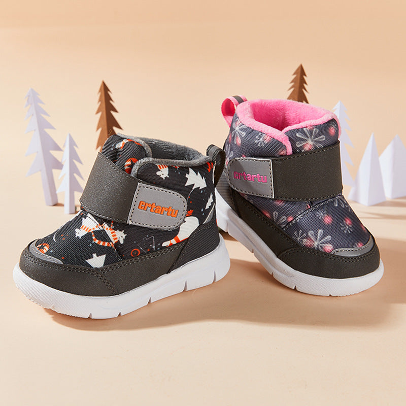 Casual waterproof girls short boots