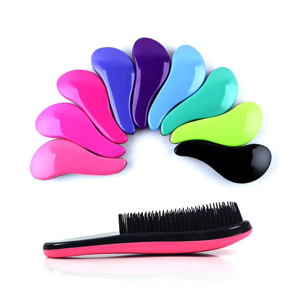 Hair Comb Detangling Hair Brush Women Haircare Anti-knot Styling Barber Hotcomb - Ectron Online