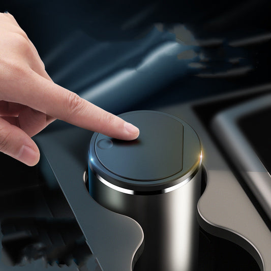 Alloy Car Trash Bin – Compact Rubbish Holder & Ashtray Cup Alloy Car Trash Bin Rubbish Holder Wrapp | Ectron Online