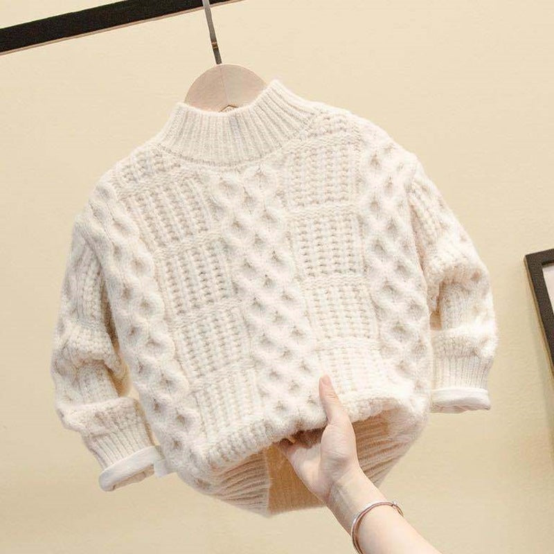 Boys' Bright Color Sweater | Western Style & Plus Velvet Boys Sweater Bright Color New Western St | Ectron Online