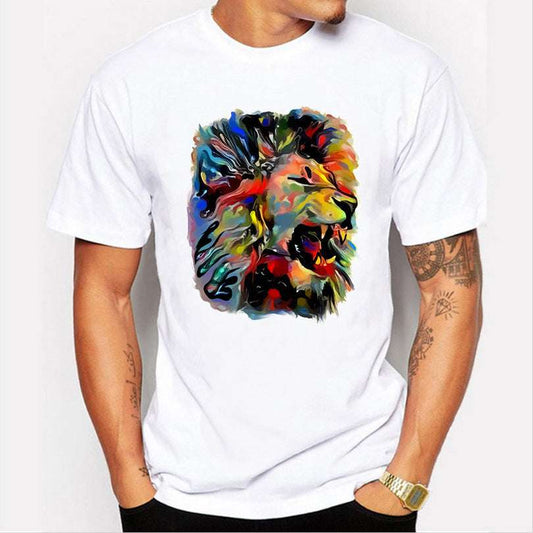 Men’s Loose Fit Printed T-Shirt – Trendy Casual Streetwear Fashion Men's Loose Printed T-shirt | Ectron Online