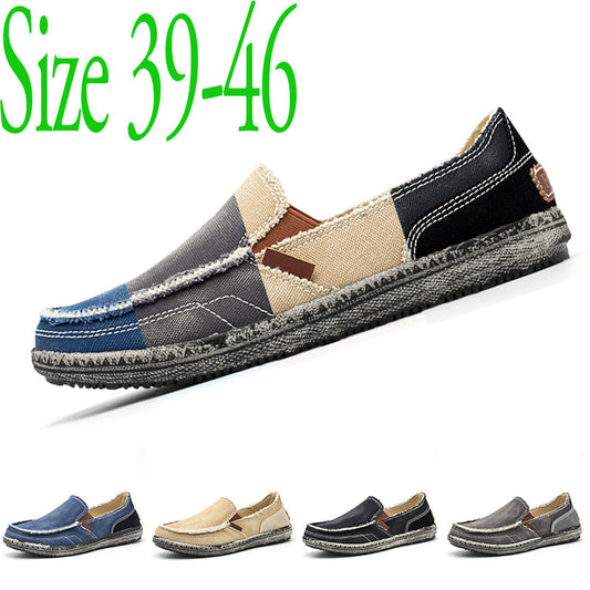 Peas Shoes Men's Canvas Shoes Loafers Men's Spring And Summer New