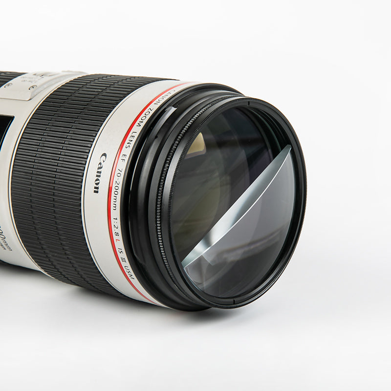 Canon camera lens on a white background