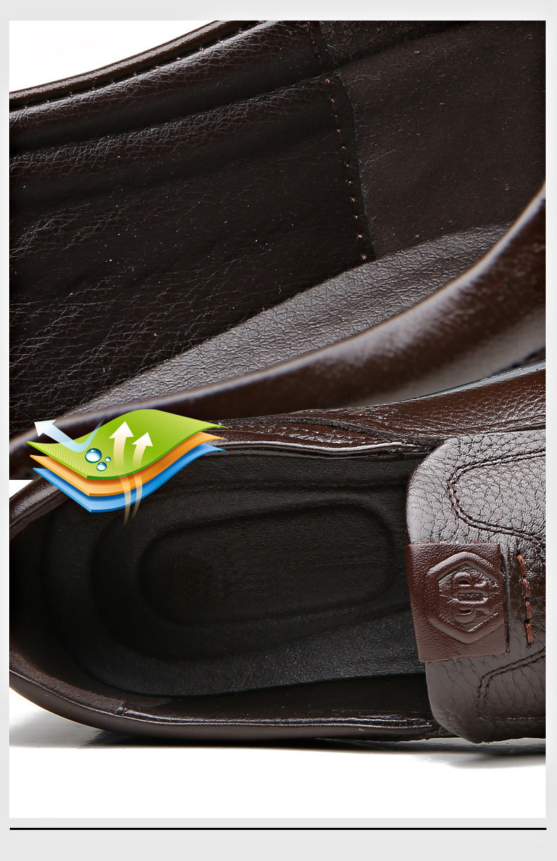 Fashionable Breathable Shoes British One-legged Casual Shoes