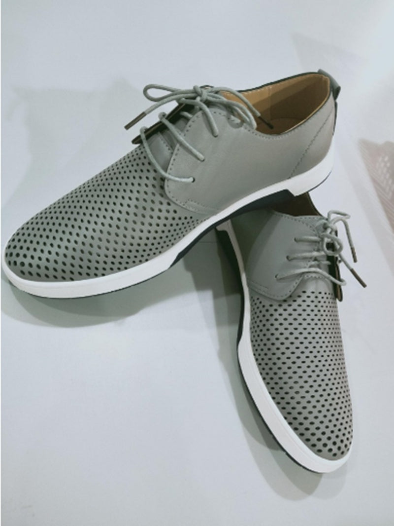 Leather Shoes Men's Business Formal Workwear Shoes Black Trendy Soft Shoes