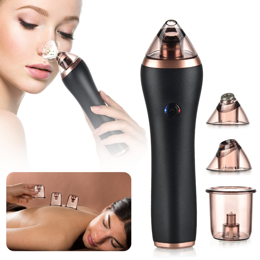 4 in 1 Body Guasha Cupping Blackhead Remover Machine Facial Pore Deep Cleansing Beauty Skin Care - Ectron Online