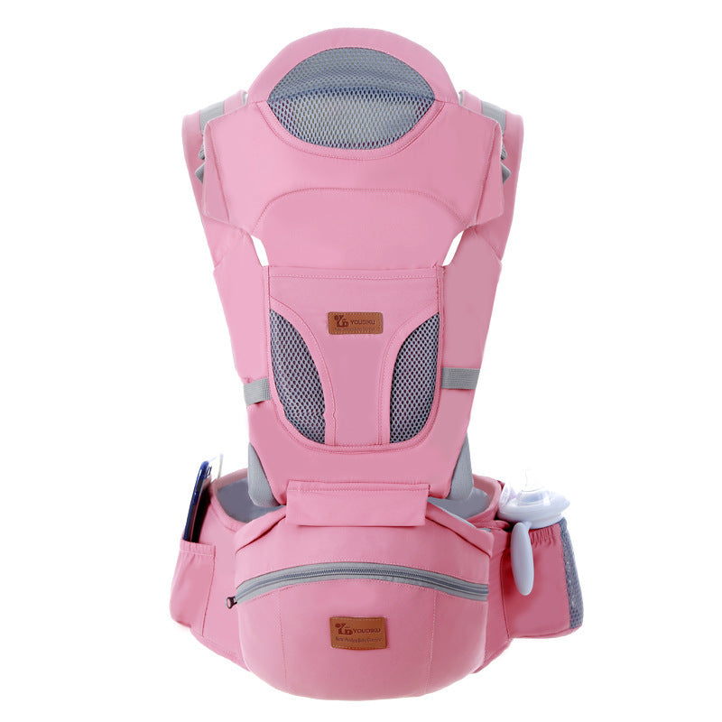 Ergonomic Baby Carrier 0-48M Baby Hipseat Carrier Front Facing Ergonomic Kangaroo Baby Wrap Sling for Baby Travel - Ectron Online