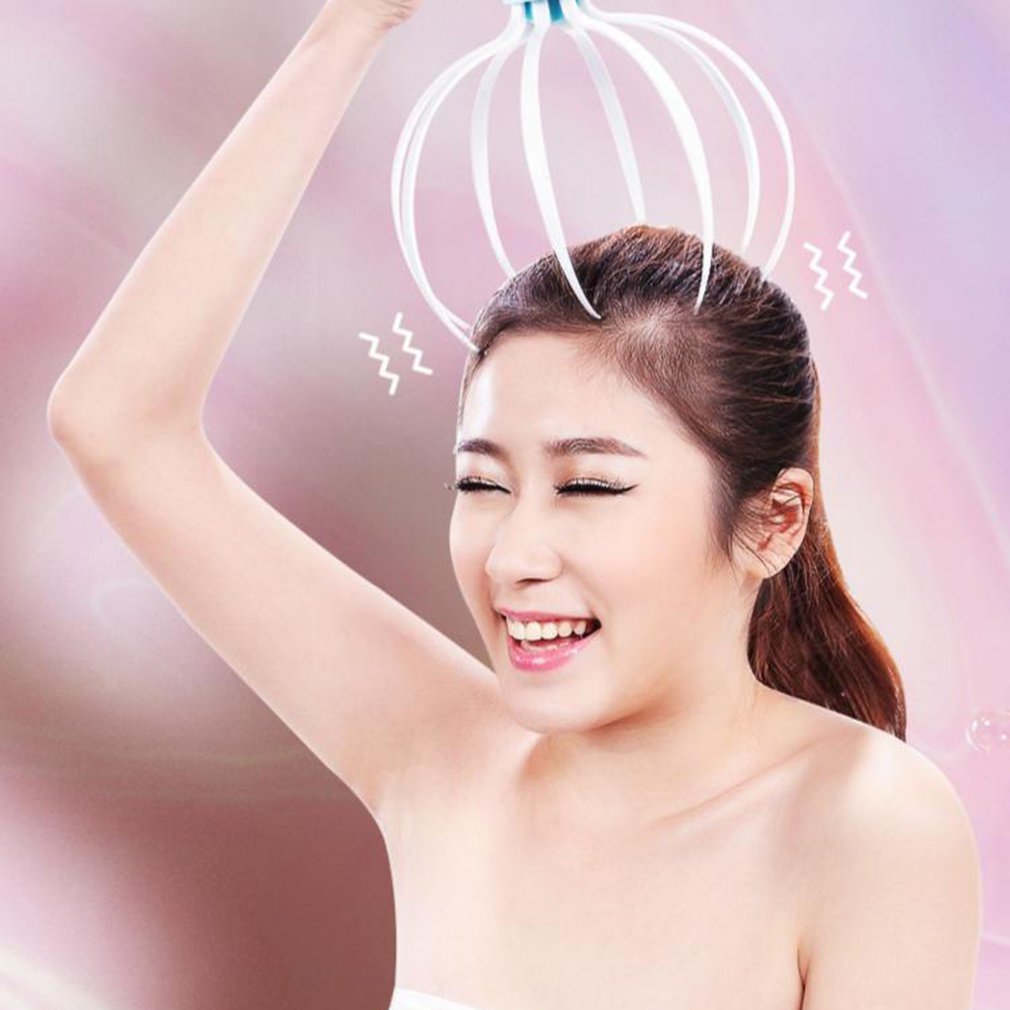 Head Massager Scalp Vibration Massage Eight Claw Electric Household Massager Head Masager Body Care - Ectron Online
