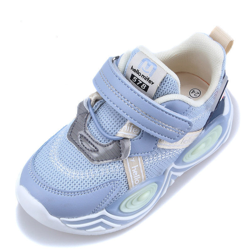 New Style Children'S Shoes Children'S Breathable Mesh Sports Shoes Net Shoes, Baby Ultra-Light Casual Functional Shoes