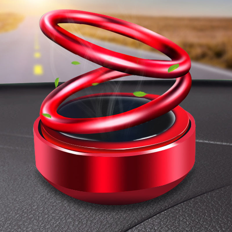 Solar Auto Rotation Car Air Freshener & Perfume Diffuser