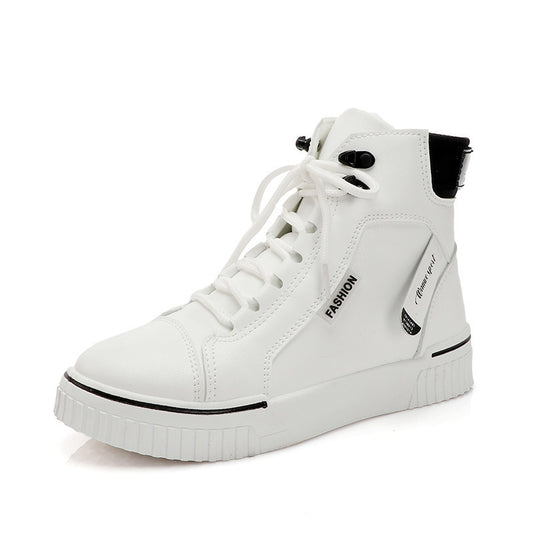 Shop White High-Top Athletic Sneakers High-Top White Sports Sneakers | Ectron Online