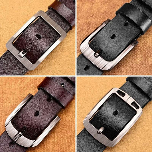 New Belt Male Pu Pin Buckle Trend Alloy Adjustable