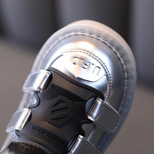 Winter Children's Mirror Waterproof Snow Boots Boys' Wool Warmth