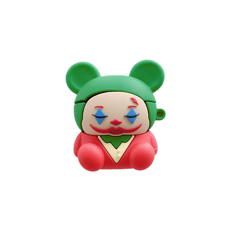 Compatible with Apple, Compatible with Apple , The Clown Bluetooth Earphone Shell Is Suitable For Apple Airpods 1and2 Generation Pro3 Generation New Silicone Second And Third Generation - Ectron Online