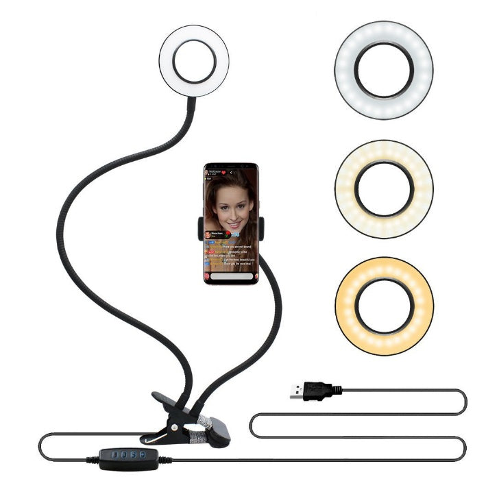 Anchor mobile phone frame fill light mobile phone live support network red live anchor fill light bracket - Ectron Online