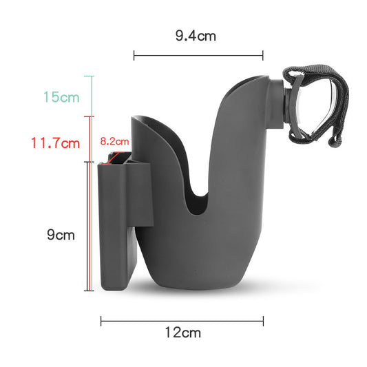 Baby Stroller Cup Holder & Phone Stand – Universal Fit Baby stroller cup holder | Ectron Online