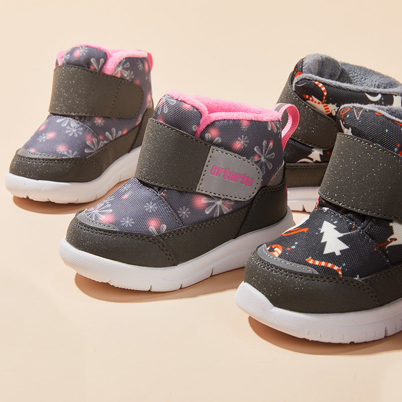 Casual waterproof girls short boots